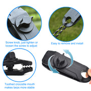 Tent Clip for Camping - Black