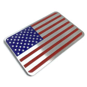 USA Flag Metal Badge