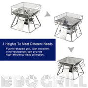 Portable Stainless Steel BBQ Grill Stove