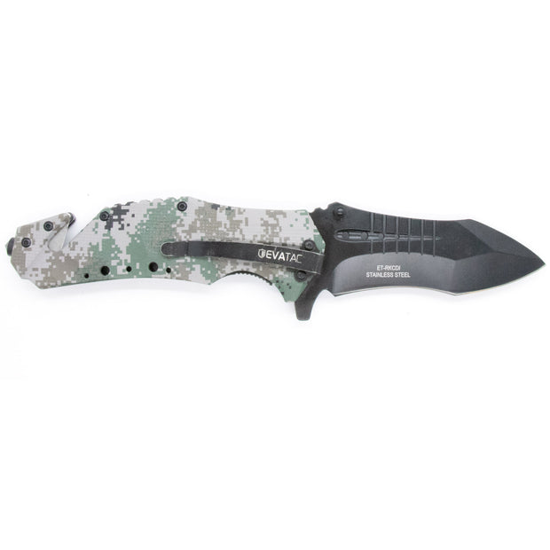 Best Survival Knife [Camo Digital Ice] - Ape Survival