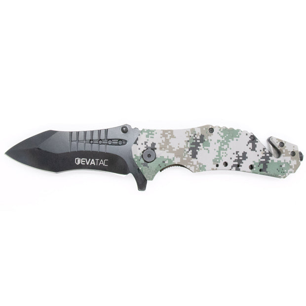 Best Survival Knife [Camo Digital Ice] - Ape Survival