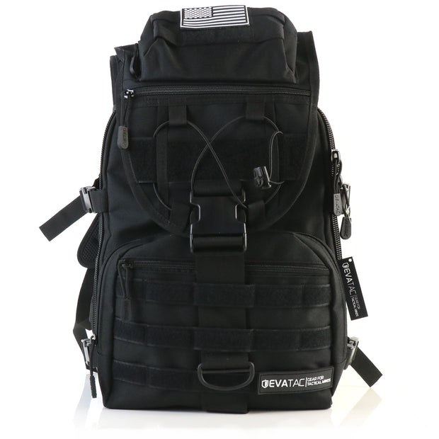 tactical bug out bag [Midnight Black] - Ape Survival